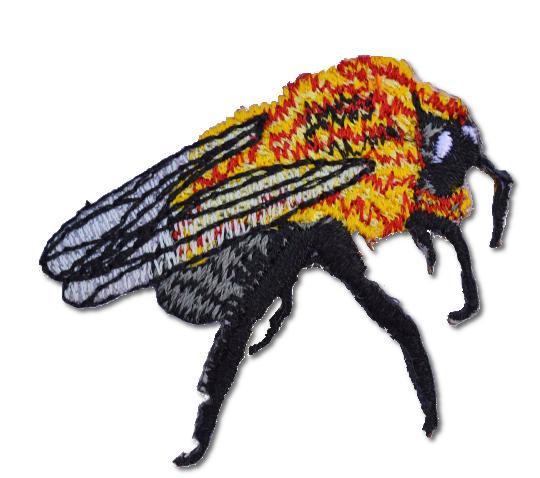 Kenco Fly Embroidered Iron-On Patch