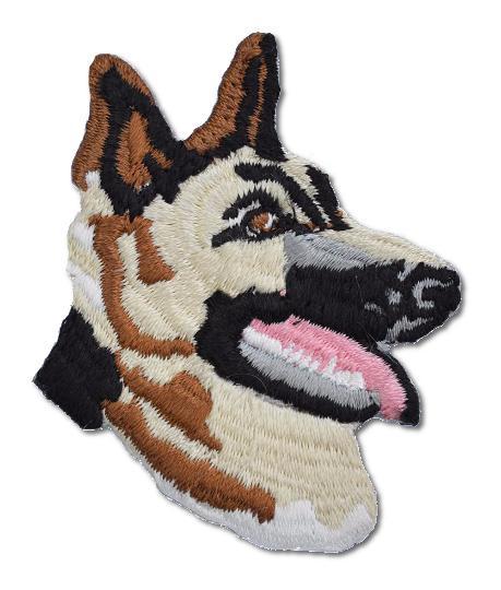 Kenco German Shepard Head Embroidered Iron On Patch