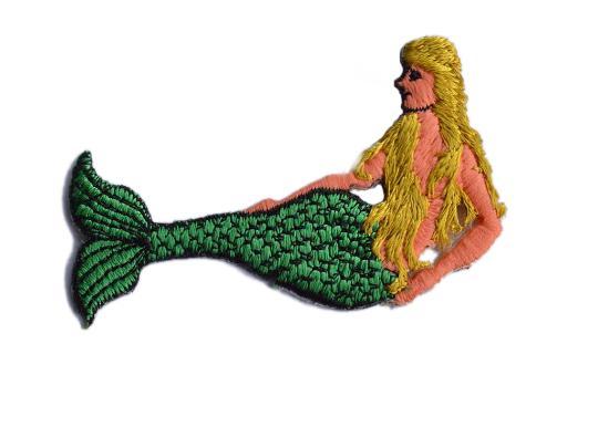 Mermaid Embroidered Iron On Emblem