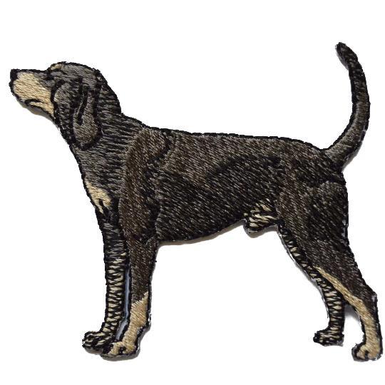 Kenco Hound Dog Embroidered Iron On Patch
