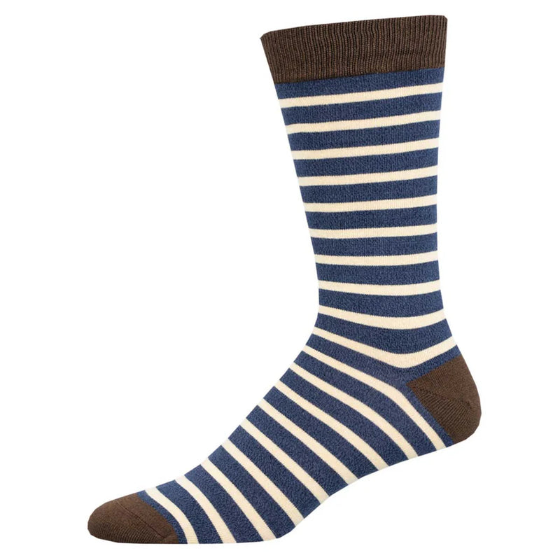 Socksmith Men's Sailor Stripe Bamboo Socks