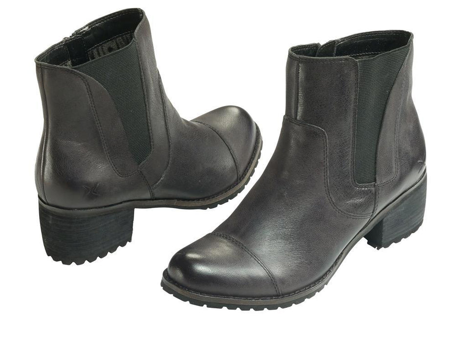 Aetrex Womens Autumn Cap Toe Ankle Boot