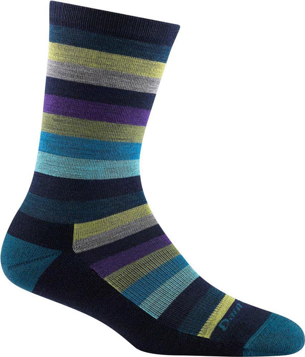 Darn Tough Womens Mystic Stripe Crew Light Cushion Socks