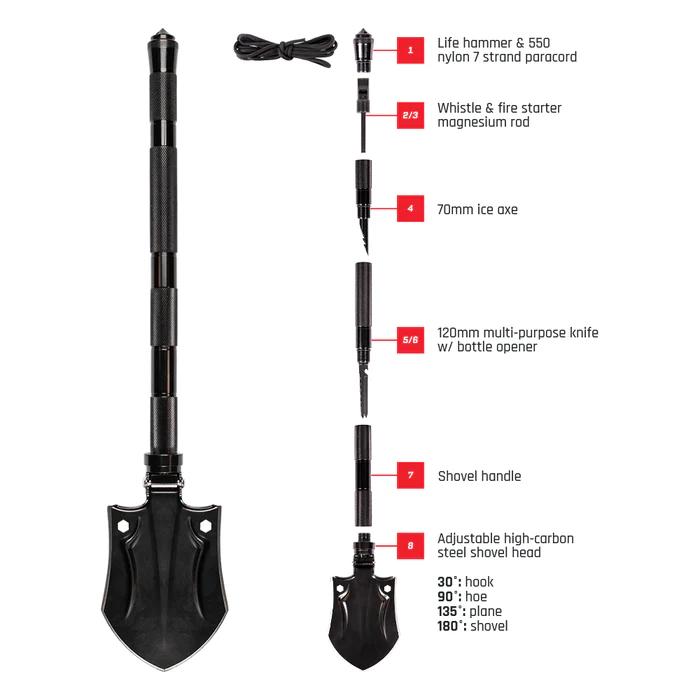 Fox Outdoor Products Shovel - Thumbnail 3