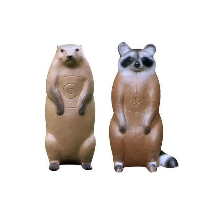 BIGshot Archery Pro Hunter Raccoon and Groundhog Combo Pack 3D Targets