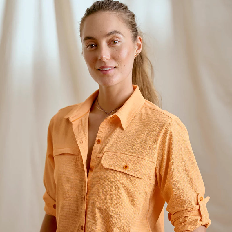 Women's Open Air Caster Long Sleeve Shirt | Blue Mist