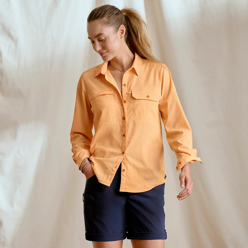Women's Open Air Caster Long Sleeve Shirt | Blue Mist