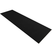 A long rectangular black repair patch, shown at an angle on a plain white background.