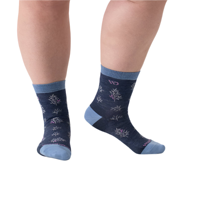 Women’s Foliage Lightweight Micro Crew Socks