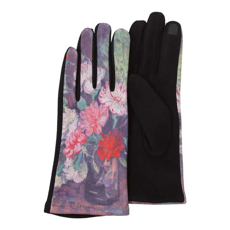 Women's Touch Screen Gloves | Van Gogh Vase of Carnations