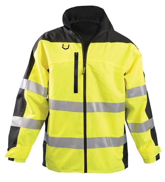 High-Vis Workwear Breathable Rain Jacket