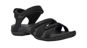 Black sandal on a white background