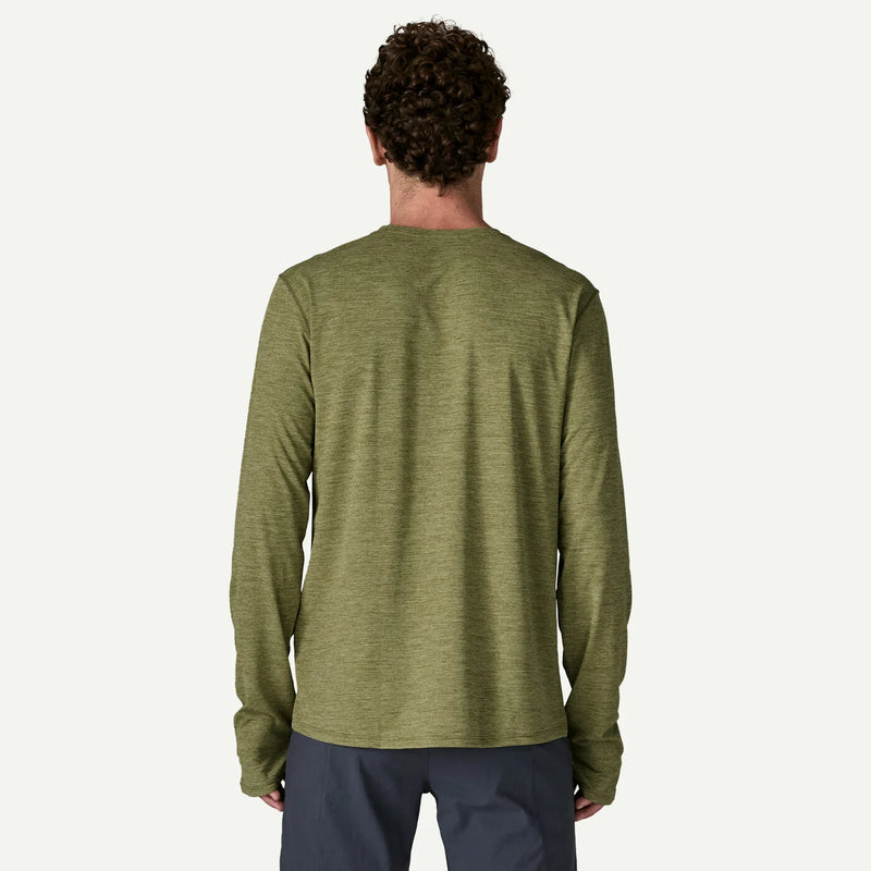 Men's Long-Sleeved Capilene® Cool Sun Shirt | Caper Green - Buckhorn Green X-Dye