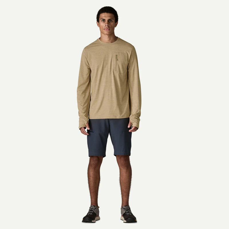 Men's Long-Sleeved Capilene® Cool Sun Shirt | Seabird Grey - Light Seabird Grey X-Dye