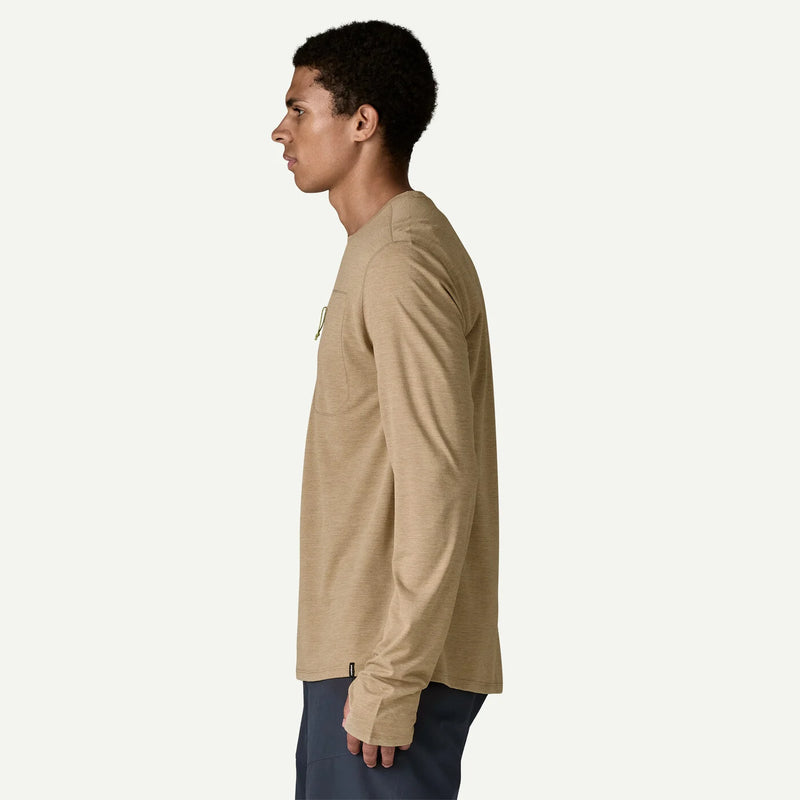 Men's Long-Sleeved Capilene® Cool Sun Shirt | Seabird Grey - Light Seabird Grey X-Dye