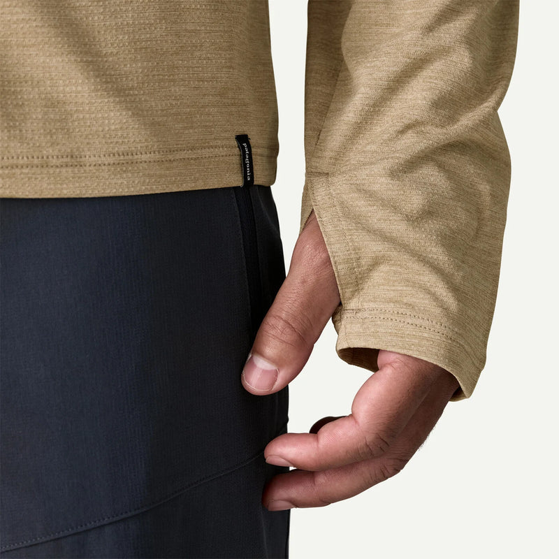 Men's Long-Sleeved Capilene® Cool Sun Shirt | Seabird Grey - Light Seabird Grey X-Dye