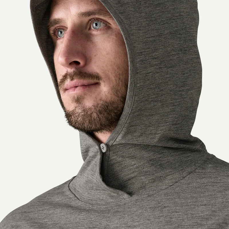 Men's Cap Cool Sun Hoody | Forge Grey Noble Grey X-Dye