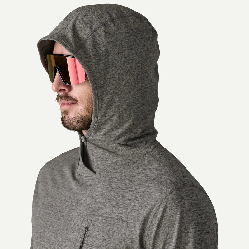 Men's Cap Cool Sun Hoody | Forge Grey Noble Grey X-Dye