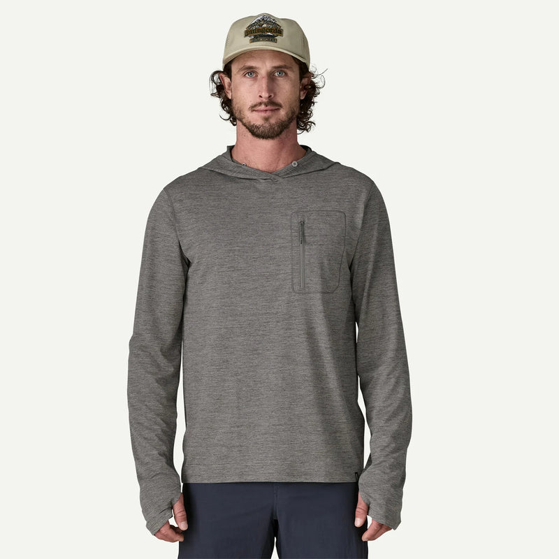 Men's Cap Cool Sun Hoody | Forge Grey Noble Grey X-Dye