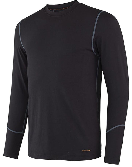 Terramar Mens Thermolator Crew with Mesh