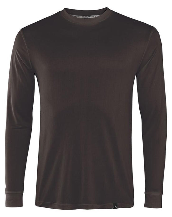 Terramar Mens Thermasilk Jersey Crew Top