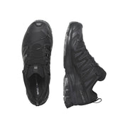 A pair of Salomon XA Pro 2 MD trail running shoes in black, shown from both the top and side profiles against a solid white background.
