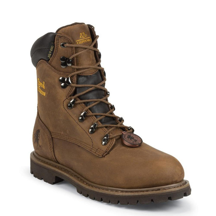 Chippewa Mens 8 Utility Waterproof Steel Toe Insulated Boots