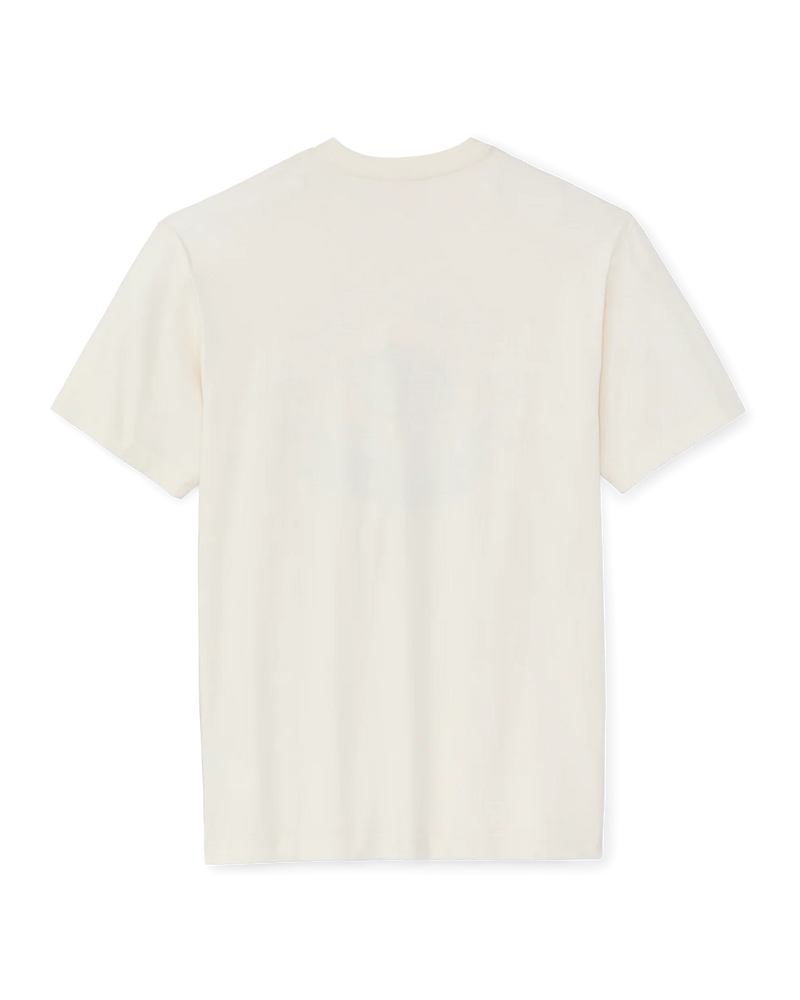 White t-shirt on a white background