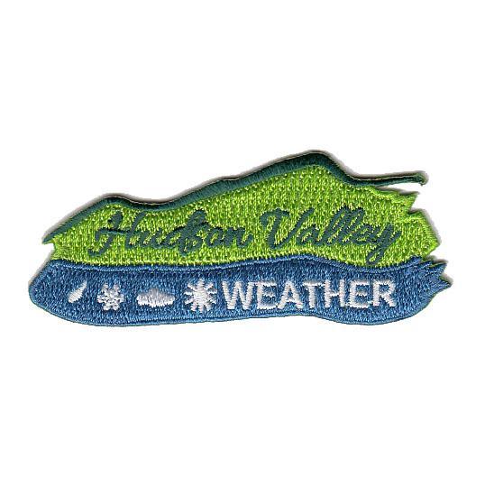 Hudson Valley Weather Embroidered Patch