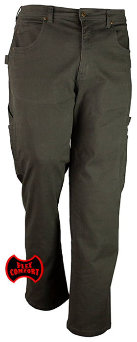 Men's 10oz Enzyme Washed Flex Brushed Twill Pants
