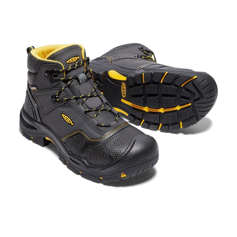 Men's Logandale Waterproof Steel Toe Boot | Raven Black