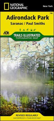 Adirondack Mountain Club Trail Map 746 Saranac : Paul Smiths