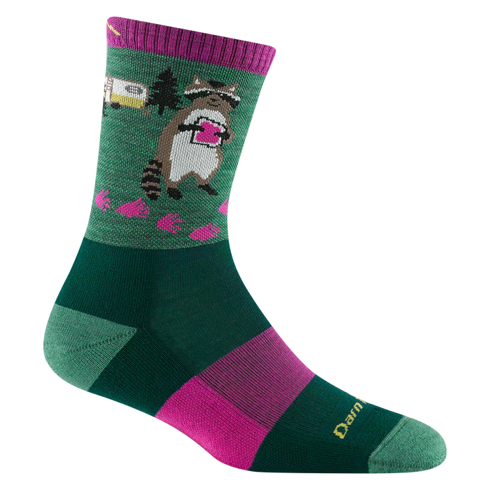 Darn Tough Womens Critter Club Micro Crew Lightweight Hiking Sock