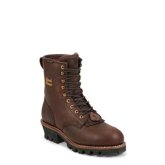 Men's Paladin Briar Insulated Waterproof Steel Toe Boots | Brown