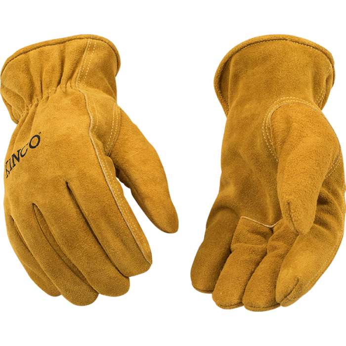 Men's Lined Suede Cowhide Gloves | Brown