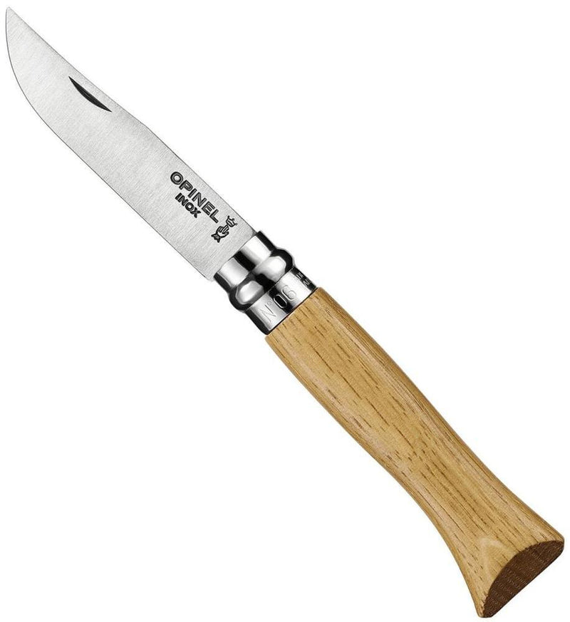 Opinel No6 Folding Knife with Oak Handle