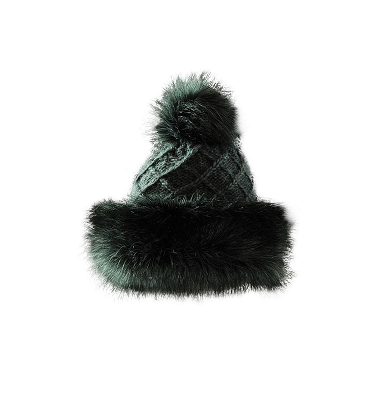 Starling Hats Tania Faux Fur Pom Pom Beanie
