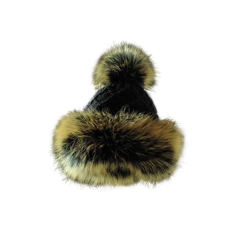 Starling Hats Tania Faux Fur Pom Pom Beanie