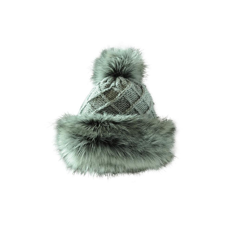 Starling Hats Tania Faux Fur Pom Pom Beanie