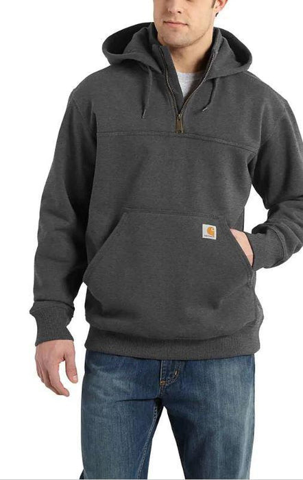 Carhartt Mens Rain Defender® Loose Fit Heavyweight Quarter-Zip Hoodie