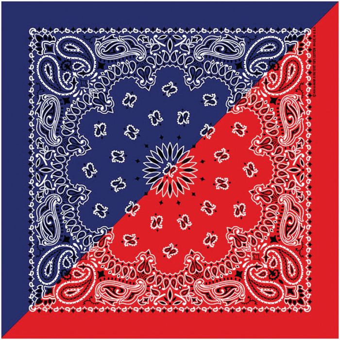 Carolina Creative Traditional Paisley Bandana Red