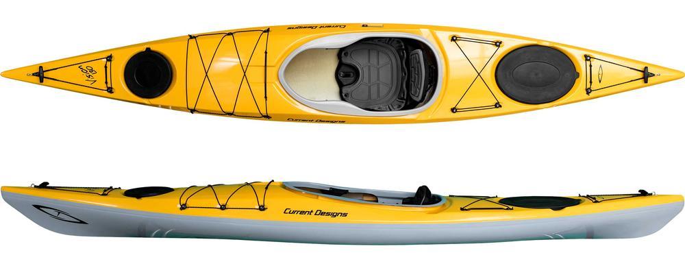 Current Designs Vision 130 Hybrid Kayak with Skeg