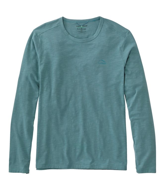 Men's Insect Shield Field Tee Long Sleeve | Mineral Blue