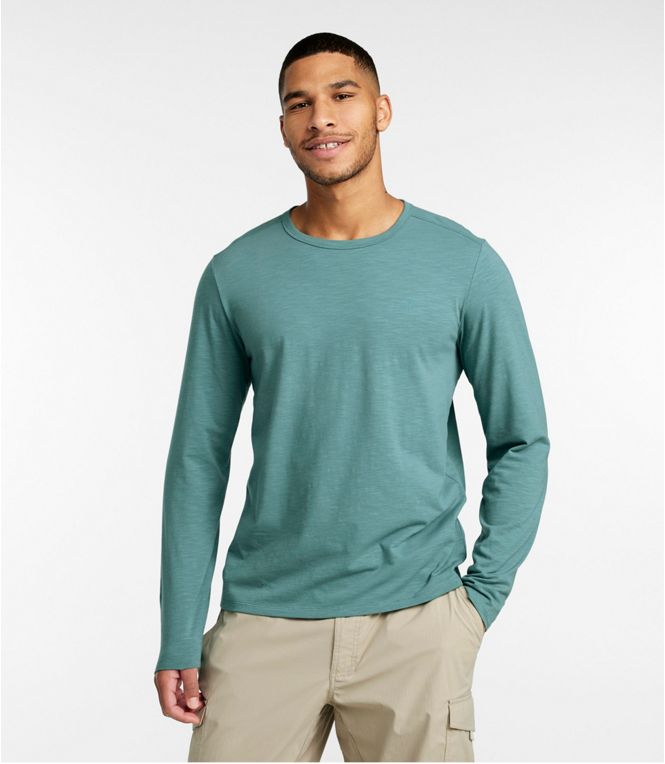 Men's Insect Shield Field Tee Long Sleeve | Mineral Blue