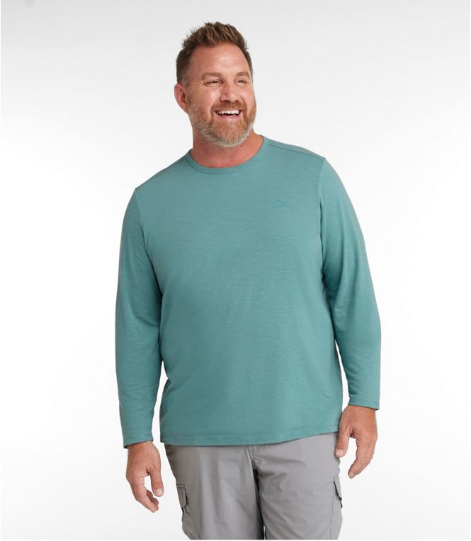 Men's Insect Shield Field Tee Long Sleeve | Mineral Blue