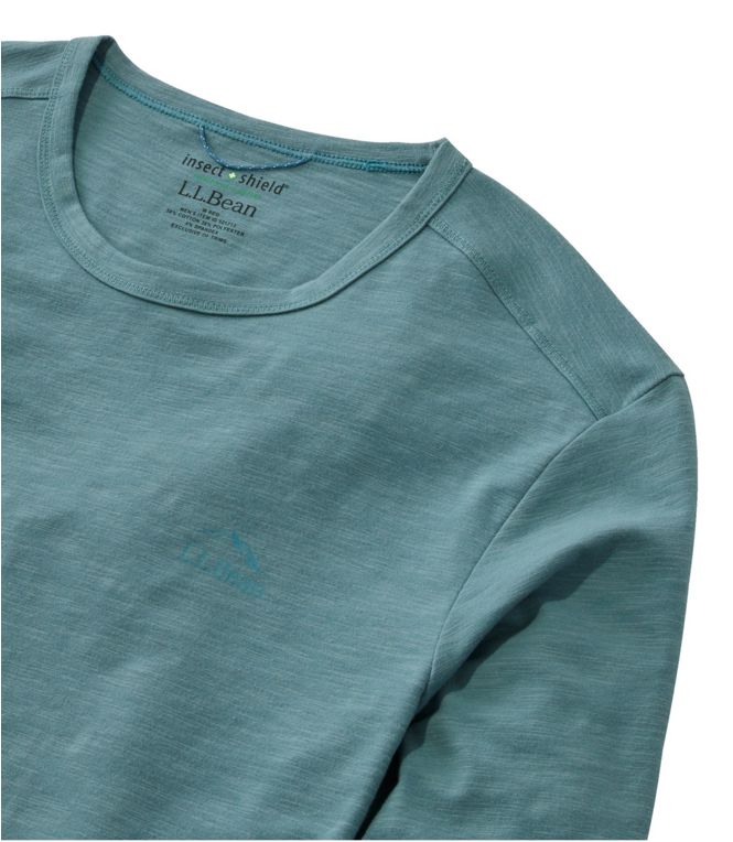 Men's Insect Shield Field Tee Long Sleeve | Mineral Blue