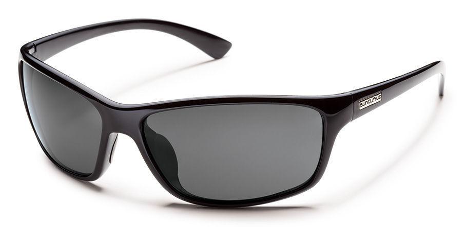 Suncloud Optics Sentry Sunglasses Black with Polar Grey Lens