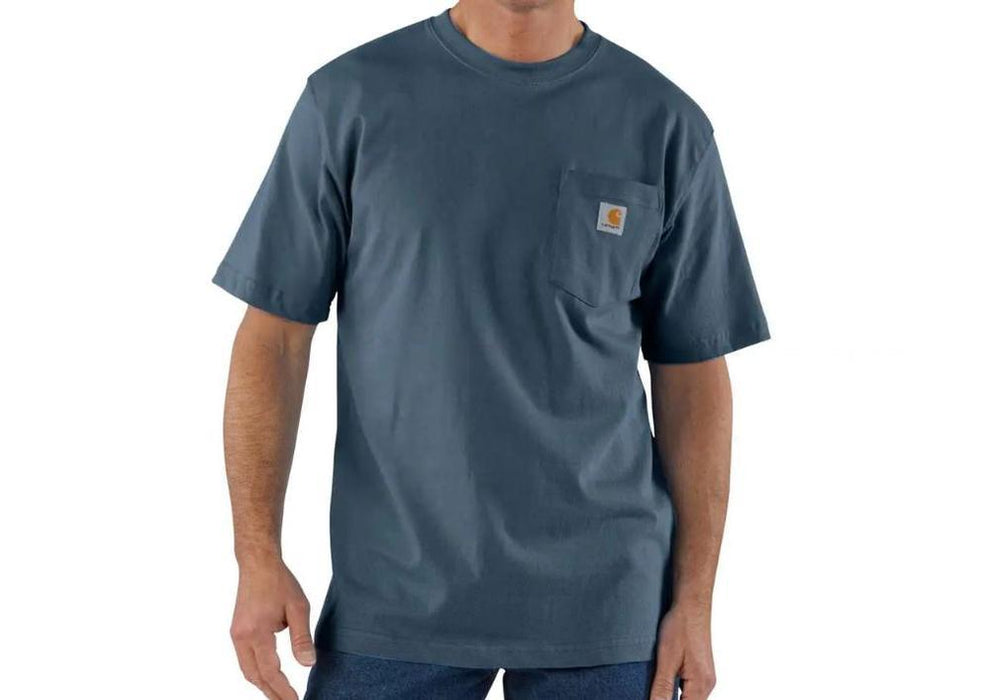 Carhartt Mens Loose Fit Heavyweight Short Sleeve Pocket TShirt