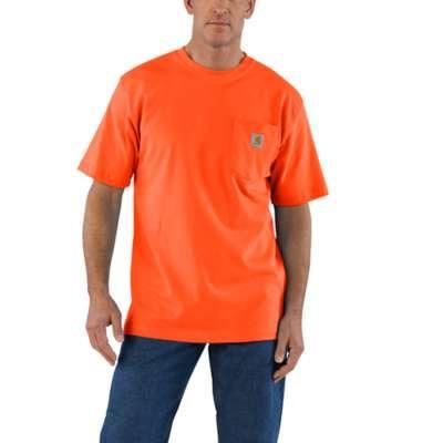 Carhartt Mens Loose Fit Heavyweight Short Sleeve Pocket TShirt