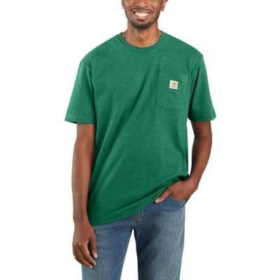 Carhartt Mens Loose Fit Heavyweight Short Sleeve Pocket TShirt